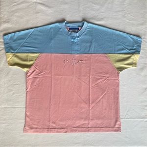 Vintage Pastel Color Block Tee